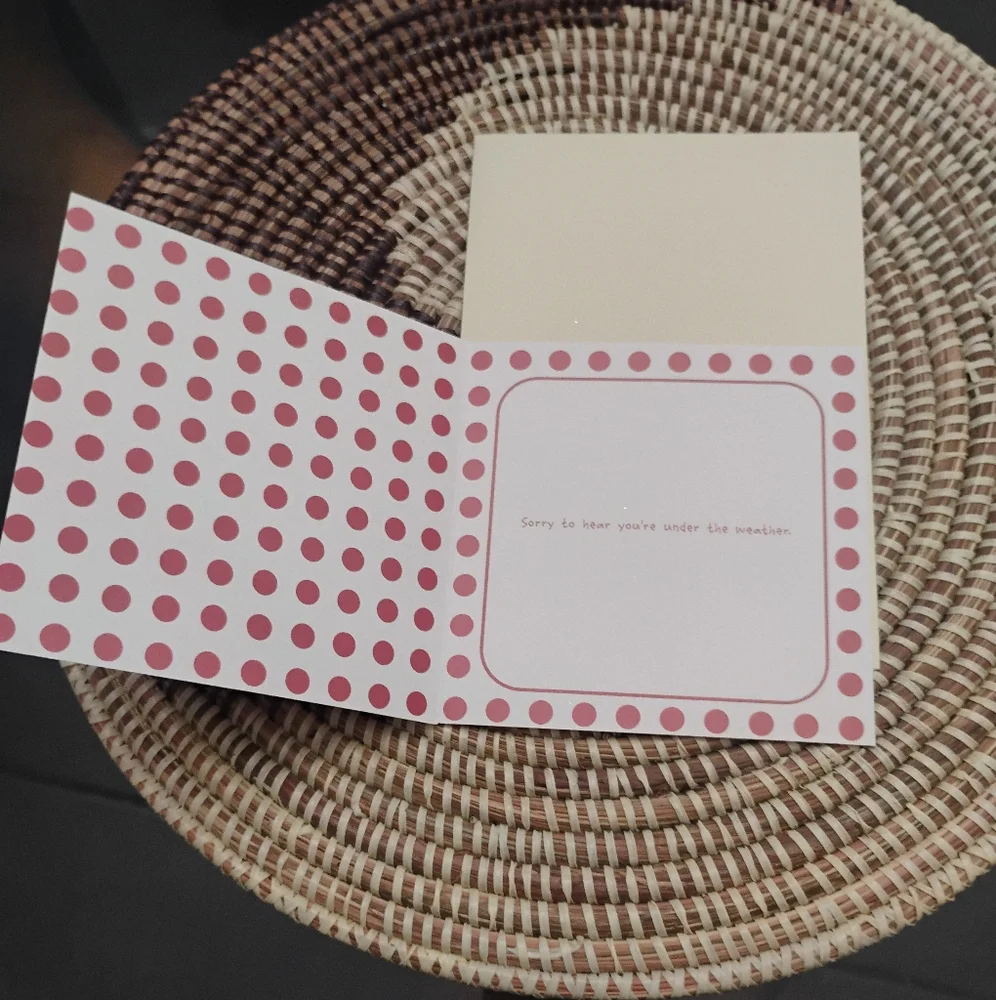 2 Greeting Cards - Get Well Soon & Birthday